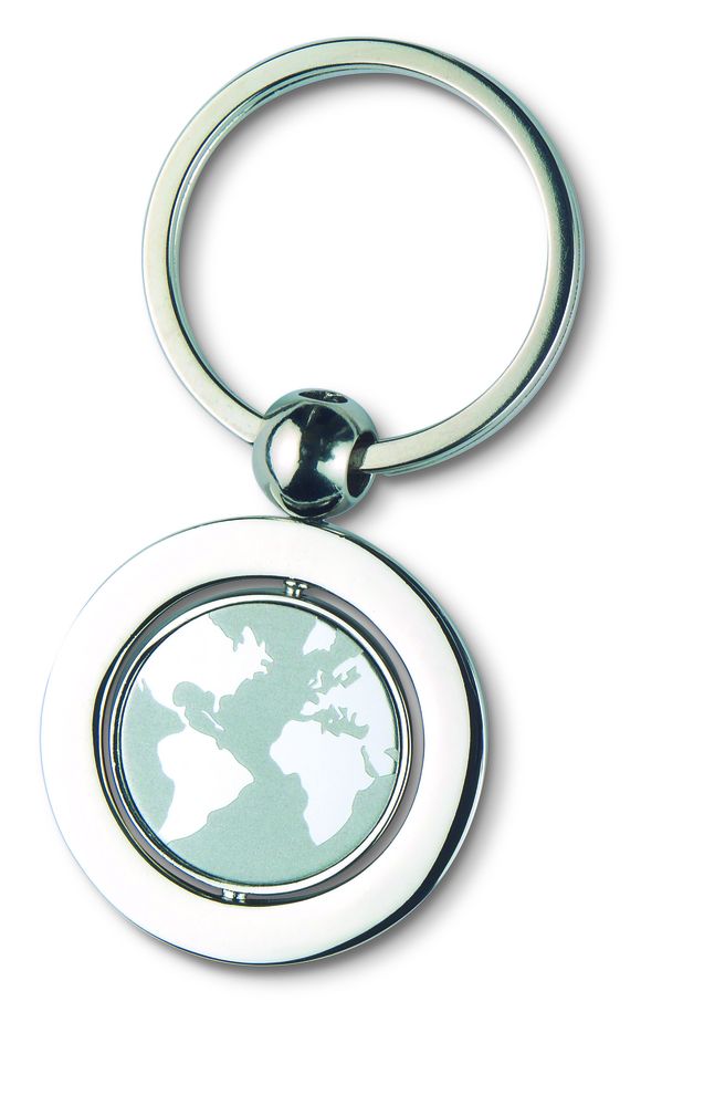 GiftRetail KC6297 - GLOBY Globe metal key ring