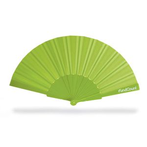 GiftRetail KC6733 - FANNY Manual hand fan Lime