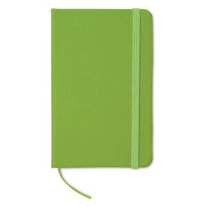 GiftRetail MO1800 - NOTELUX A6 notebook 96 lined sheets