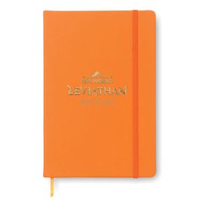 GiftRetail MO1804 - ARCONOT A5 notebook 96 lined sheets Orange