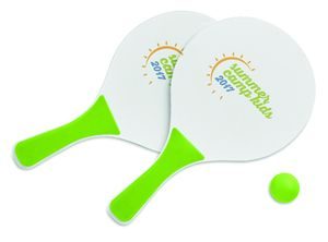 MINI MATCH Compact Beach Tennis Set with Soft Ball