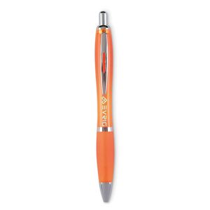 GiftRetail MO3314 - RIOCOLOUR Riocolor Ball pen in blue ink transparent orange