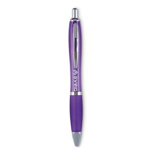 GiftRetail MO3314 - RIOCOLOUR Riocolor Ball pen in blue ink transparent violet