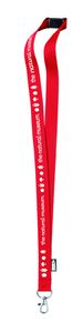 GiftRetail MO6100 - LANY RPET Lanyard in RPET 20 mm Red