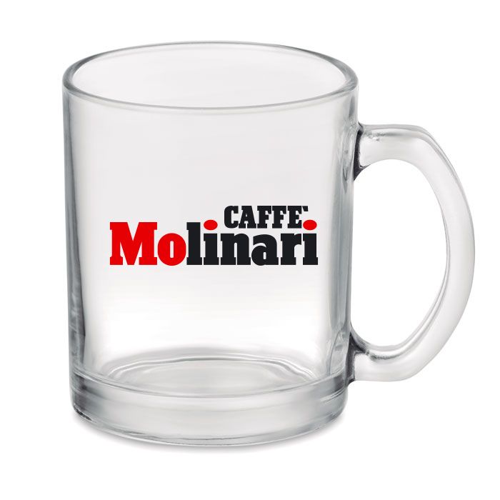 GiftRetail MO6118 - SUBLIMGLOSS Kaffeebecher aus Glas 300 ml