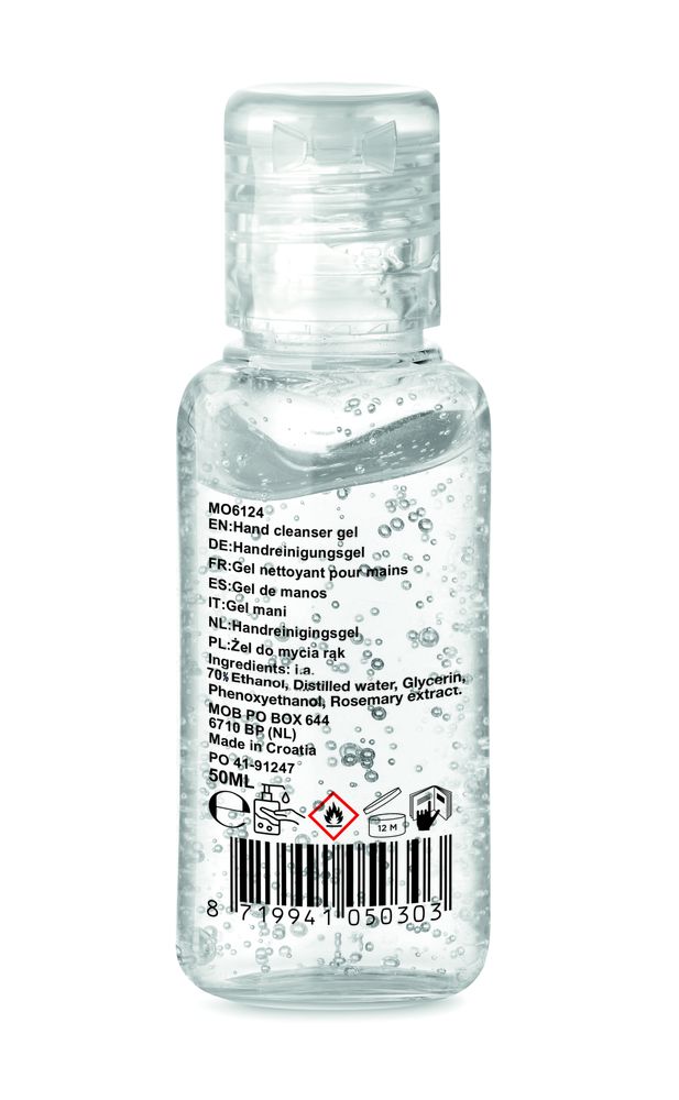 GiftRetail MO6124 - GEL 50 Hand cleanser gel 50ml