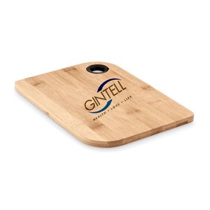 GiftRetail MO6144 - BAYBA CLEAN Bamboo cutting board Black