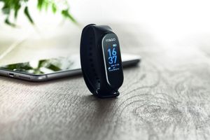 GiftRetail MO6195 - CHECK WATCH Smart wireless health watch Black