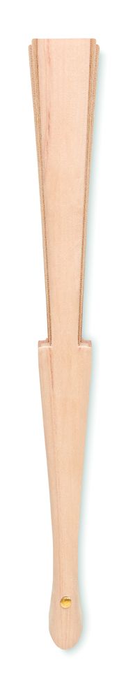 GiftRetail MO6232 - FANNY CORK Wood hand fan with cork fabric