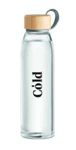 GiftRetail MO6246 - FJORD WHITE Glass bottle 500 ml Transparent