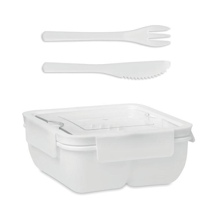 GiftRetail MO6275 - SATURDAY Lunch box with cutlery 600ml