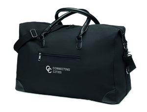 GiftRetail MO6292 - MONACO Weekend bag in canvas 340gr/m² Black