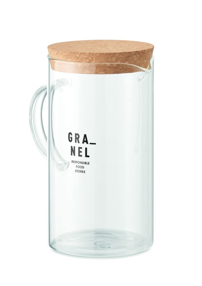 GiftRetail MO6293 - OSNA BOLD Borosilicate glass decanter 1L