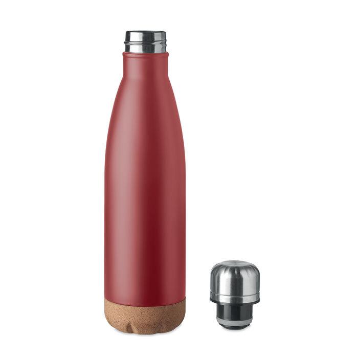 GiftRetail MO6313 - ASPEN CORK Double wall bottle 600 ml