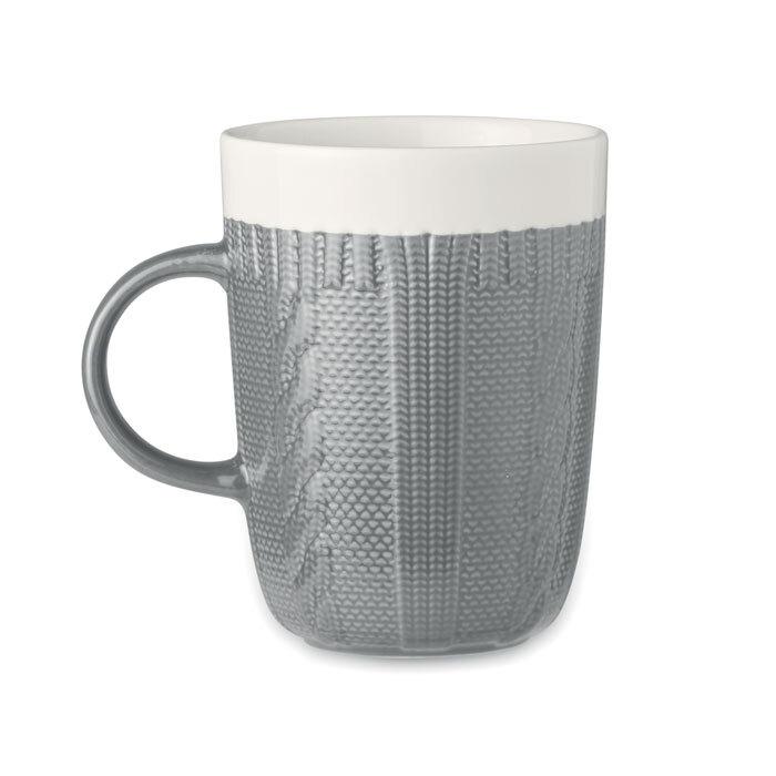 GiftRetail MO6321 - KNITTY Ceramic mug 310 ml