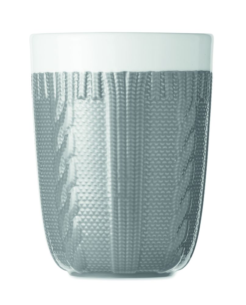 GiftRetail MO6321 - KNITTY Ceramic mug 310 ml