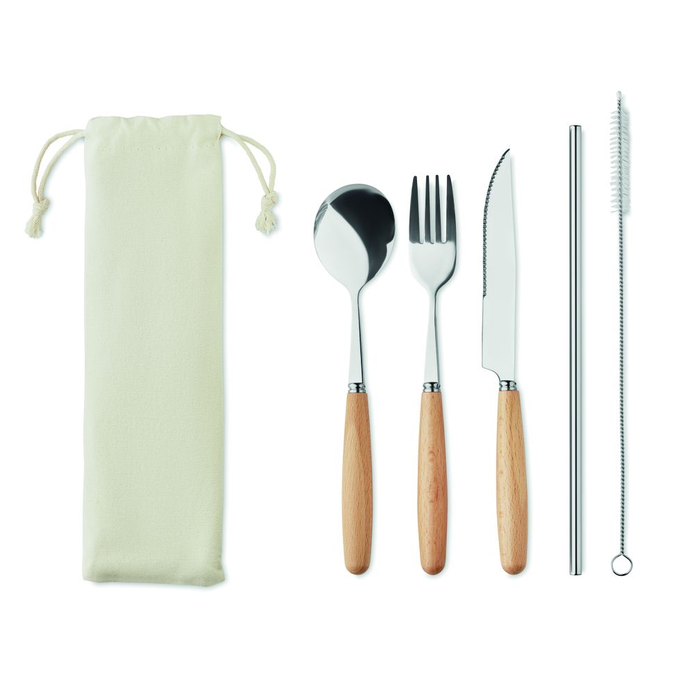 GiftRetail MO6336 - CUSTA SET Cutlery set stainless steel