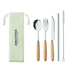 CUSTA SET Set de cubiertos acero inox.