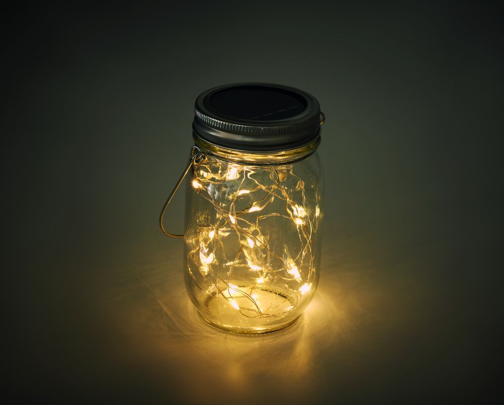 GiftRetail MO6341 - POT LAMP Solar-Licht im Glas