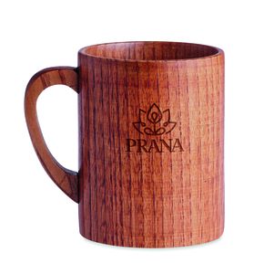 GiftRetail MO6363 - TRAVIS Oak wooden mug 280 ml Wood