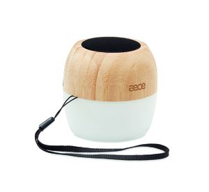 GiftRetail MO6385 - CLEVELAND 5.0 wireless bamboo speaker Wood