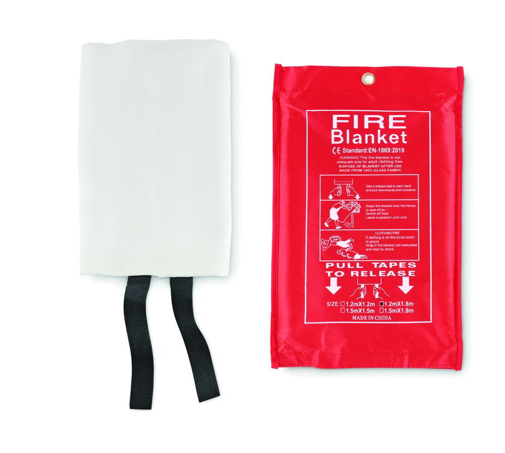 GiftRetail MO6386 - VATRA Fire blanket in pouch 120x180