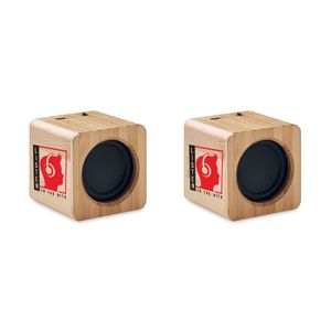 GiftRetail MO6389 - AUDIO SET Set di speaker senza fili Wood