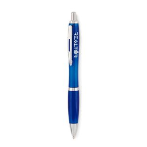 GiftRetail MO6409 - RIO RPET Ball pen in RPET Transparent Blue