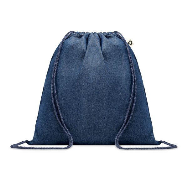 GiftRetail MO6422 - STYLE BAG Recycled denim drawstring bag