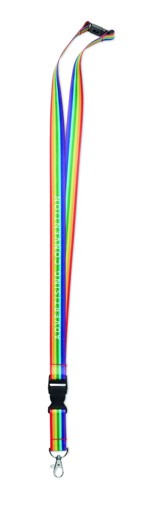 GiftRetail MO6423 - BOWYARD Rainbow RPET lanyard