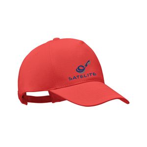 GiftRetail MO6432 - BICCA CAP Organic cotton baseball cap Red