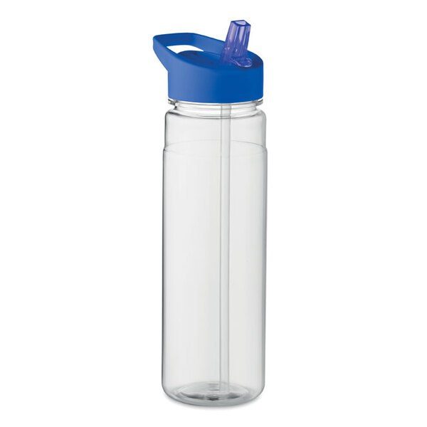 GiftRetail MO6467 - ALABAMA RPET Eco-Friendly 650ml RPET Bottle with Flip Lid and Straw