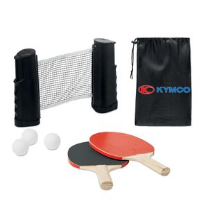 GiftRetail MO6517 - PING PONG Table Tennis set Black