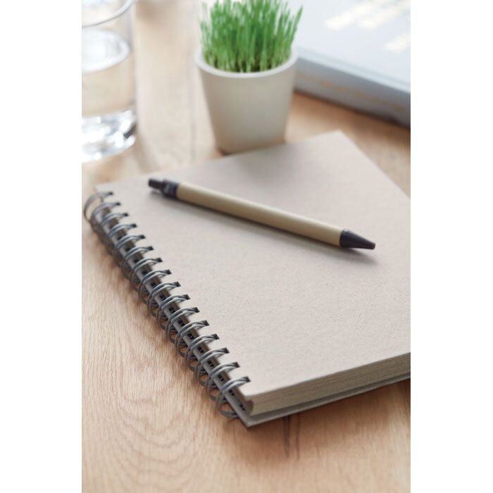 GiftRetail MO6541 - GRASS BOOK A5 grass notebook 80 lined