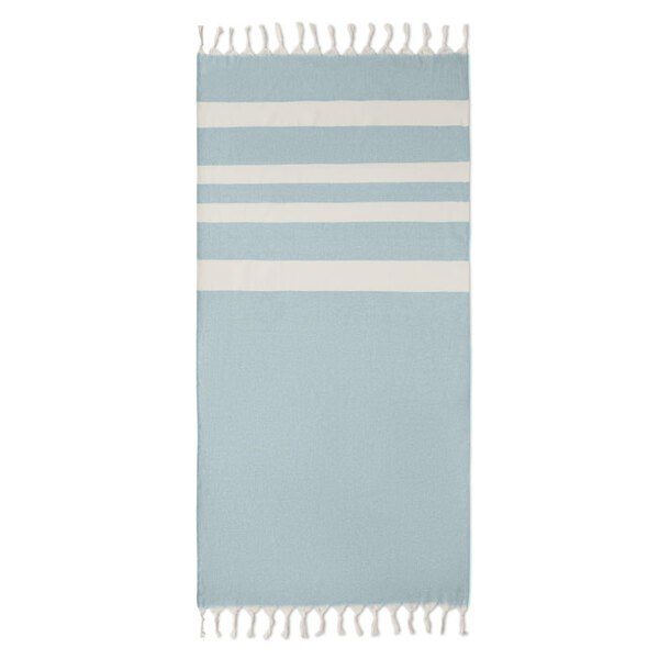 GiftRetail MO6554 - AGOURA Eco-Friendly Recycled Hamman Beach Towel Blanket