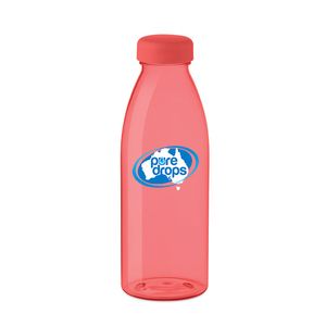 GiftRetail MO6555 - SPRING RPET bottle 500ml Transparent Red