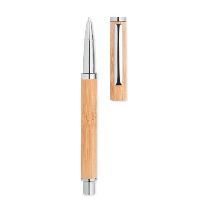 GiftRetail MO6558 - CAIRO Bamboo gel pen