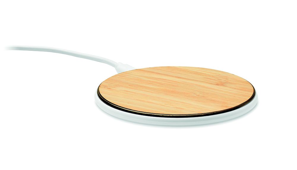GiftRetail MO6563 - DESPAD + wireless charger 10W in bamboo