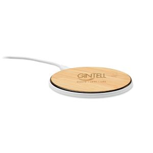 GiftRetail MO6563 - DESPAD + wireless charger 10W in bamboo Wood