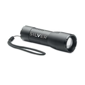 GiftRetail MO6591 - ENTA Small aluminium LED flashlight Black