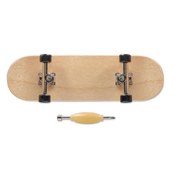 GiftRetail MO6594 - PIRUETTE Mini houten skateboard