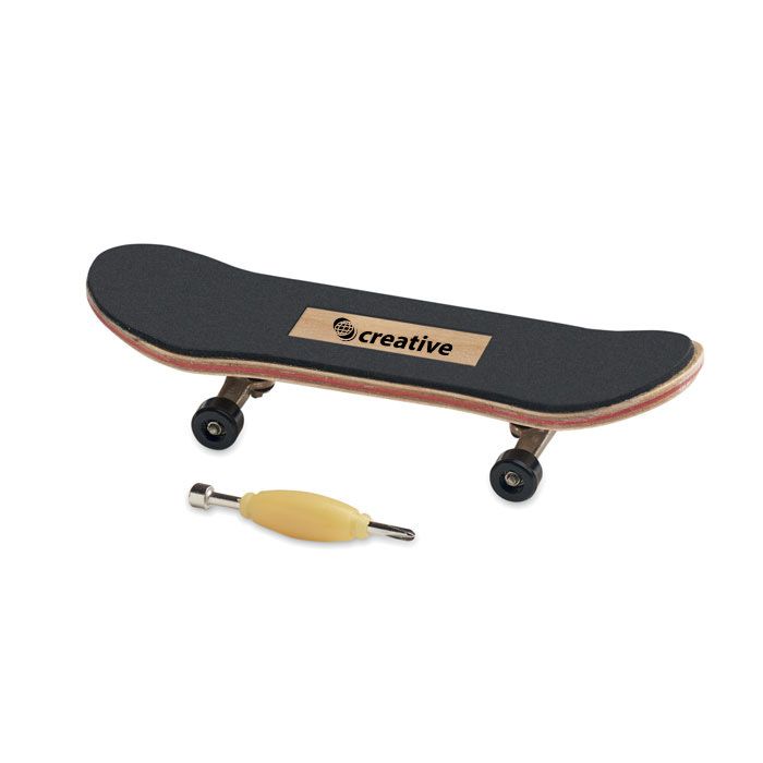 GiftRetail MO6594 - PIRUETTE Mini skateboard en bois