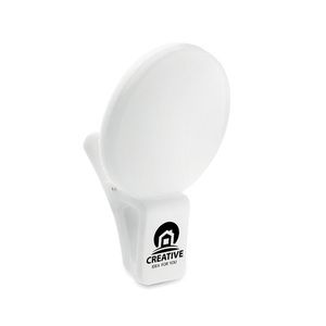 GiftRetail MO6595 - PINNY LED Clip-on LED selfie light White