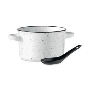 GiftRetail MO6606 - PIGA BOWL Ceramic vintage bowl 550 ml