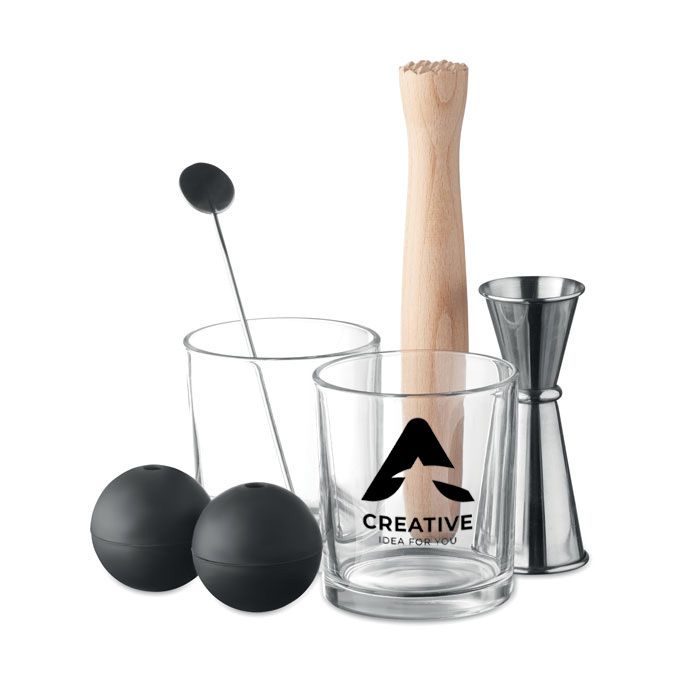 GiftRetail MO6620 - NIGHT Set of 7 pieces cocktail set