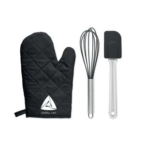 GiftRetail MO6647 - DATEKI Baking utensils set Black