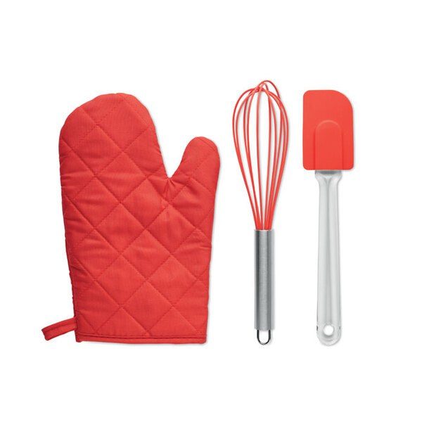 GiftRetail MO6647 - DATEKI Complete Silicone Baking Utensils Set