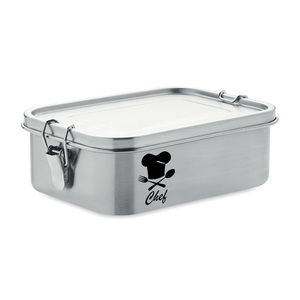 GiftRetail MO6671 - SAO Stainless steel lunch box matt silver