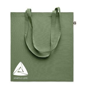 GiftRetail MO6674 - ZOCO COLOUR Recycled cotton shopping bag Green