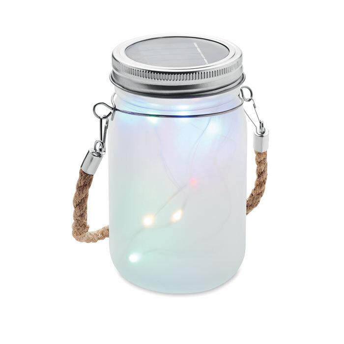 GiftRetail MO6678 - KANYEZI Solar mason jar outdoor lamp